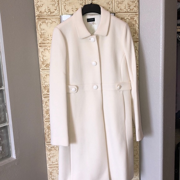 EUC. J crew single breasted wool top coat. - Picture 4 of 7